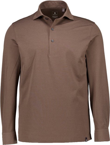 BOGGI MILANO Herren Polo-Shirt braun