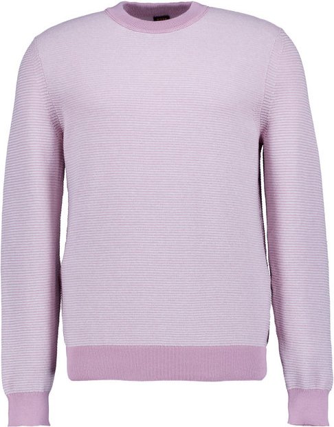 BOSS Orange Herren Pullover rosa unifarben