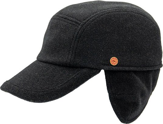 Thumbnail - MAYSER Herren Mützen/Caps/Hüte schwarz Woll-Stoff