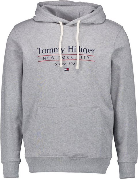 Tommy Hilfiger Herren Hoodie grau Logo und Motiv