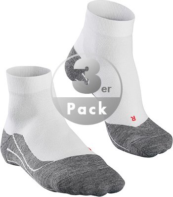 Thumbnail - Falke Herren Socken weiß Mikrofaser/Funktion unifarben