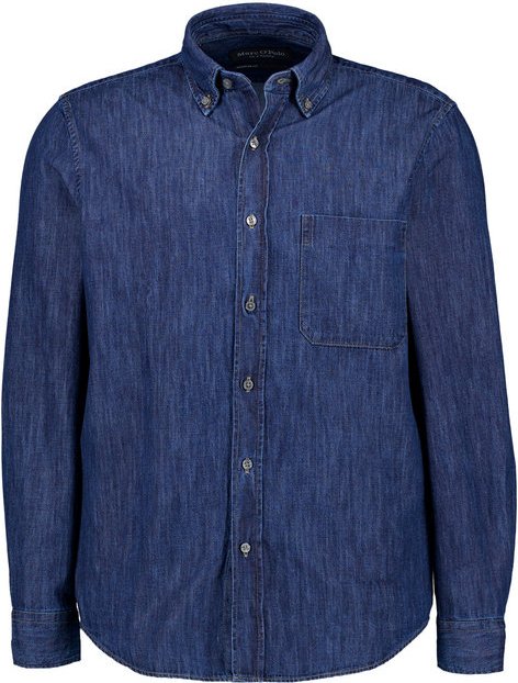 Marc O'Polo Herren Jeanshemd blau