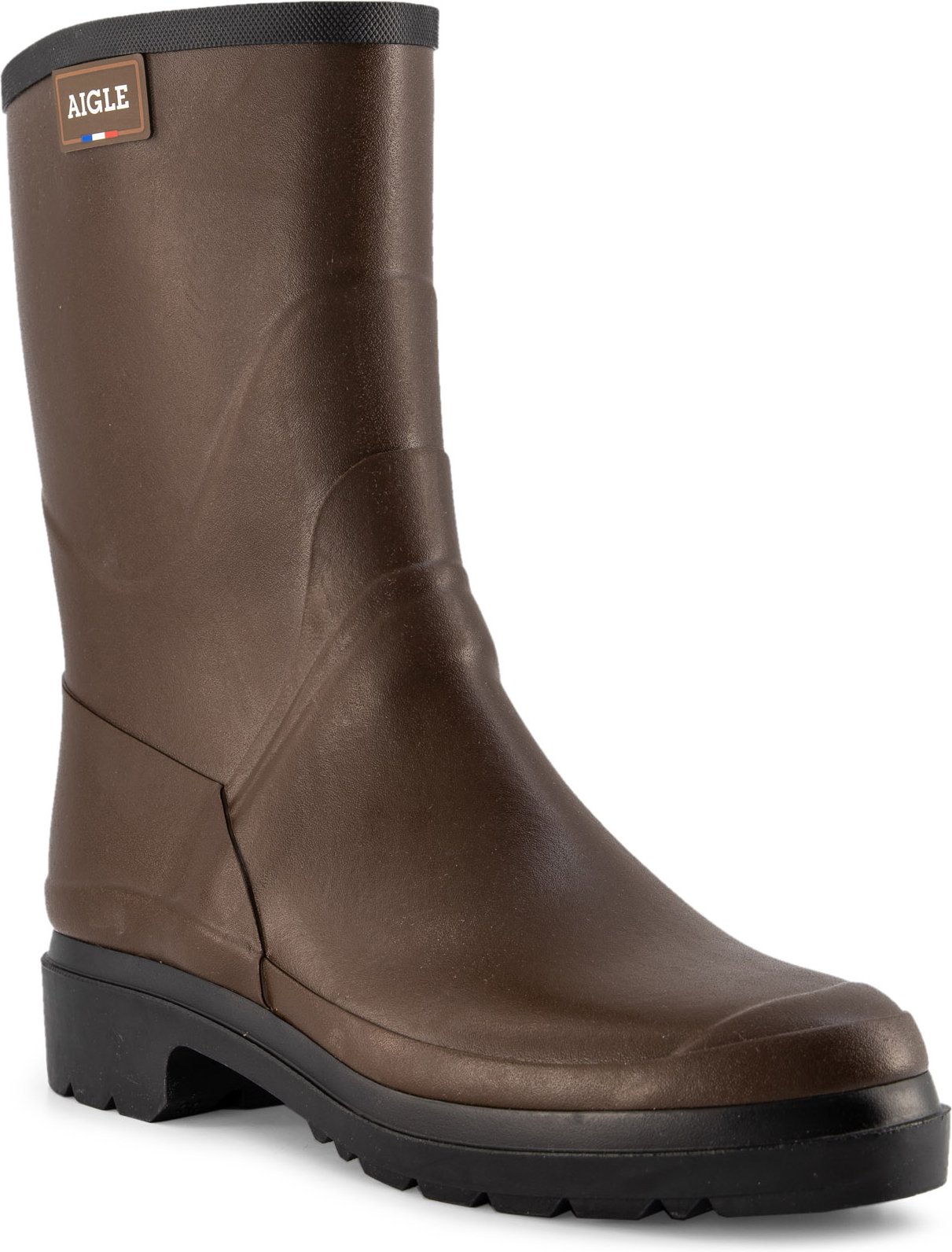 Aigle Herren Gummistiefel braun Gummi