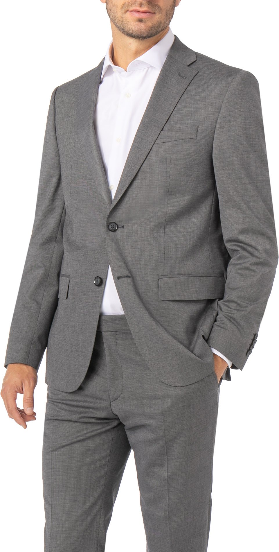 Thumbnail - Pierre Cardin Herren Sakko grau