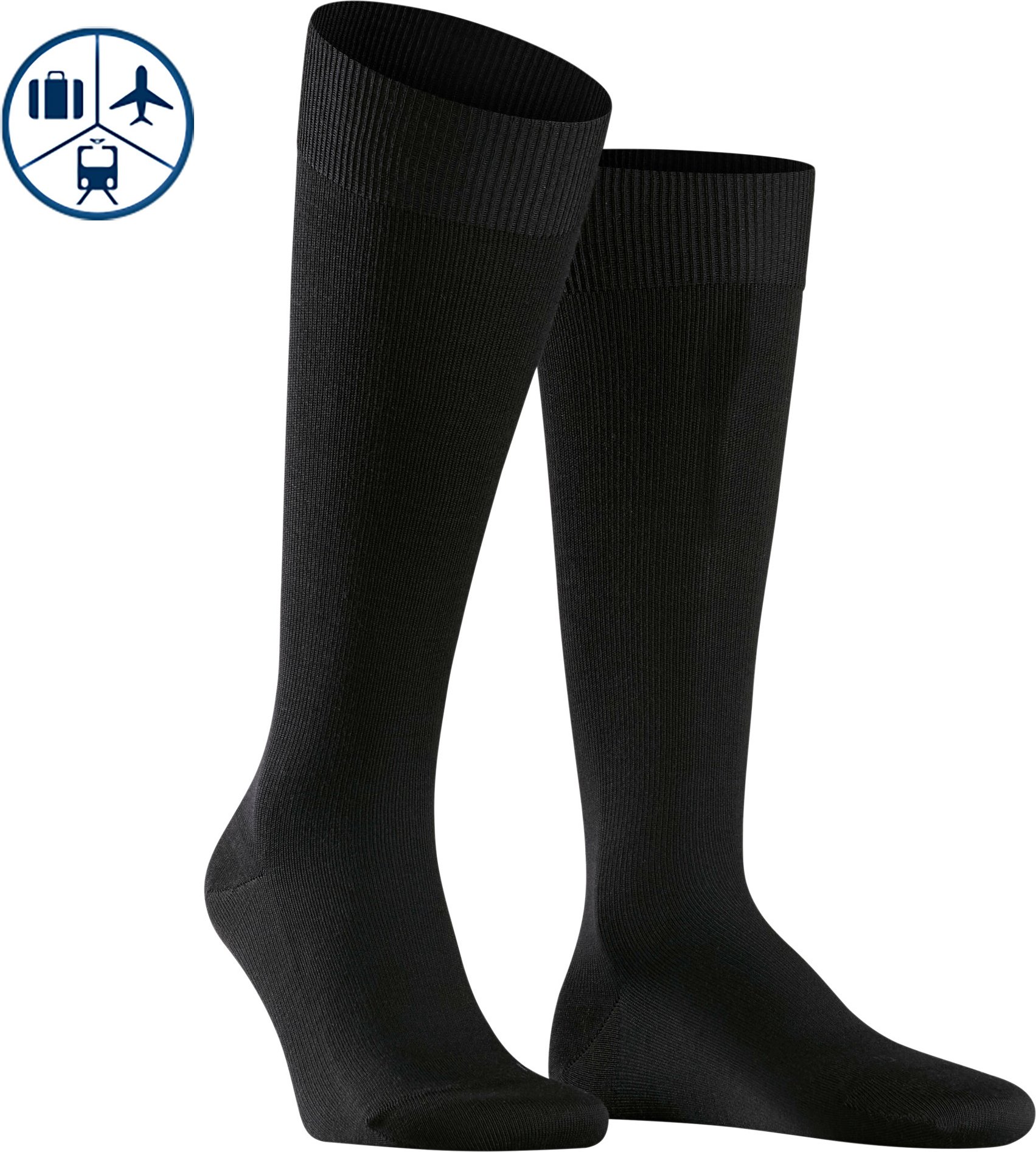 Thumbnail - Falke Herren Socken blau Baumwolle & Mix unifarben