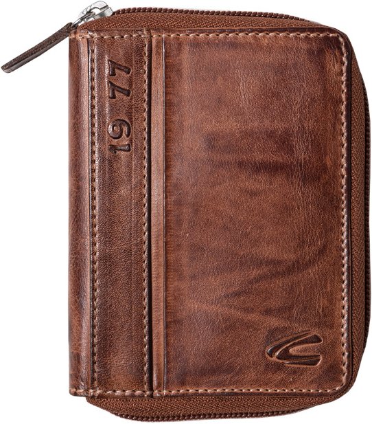 camel active Herren Geldbörse braun Leder
