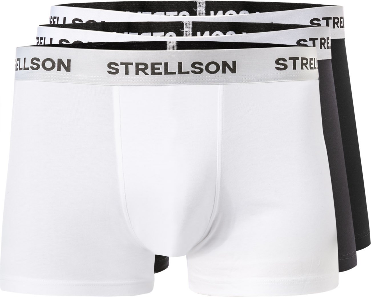 Thumbnail - Strellson Herren Boxershorts blau Baumwolle & Mix unifarben
