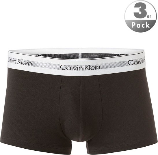 Thumbnail - Calvin Klein Underwear Herren Trunks schwarz Mikrofaser/Funktion unifarben