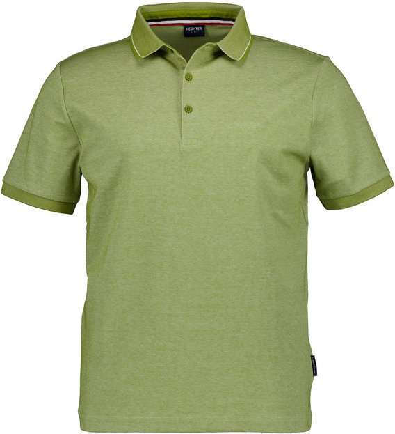 HECHTER PARIS Herren Polo-Shirt grün meliert