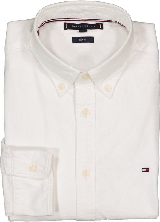 Tommy Hilfiger Herren Hemd weiß Slim Fit