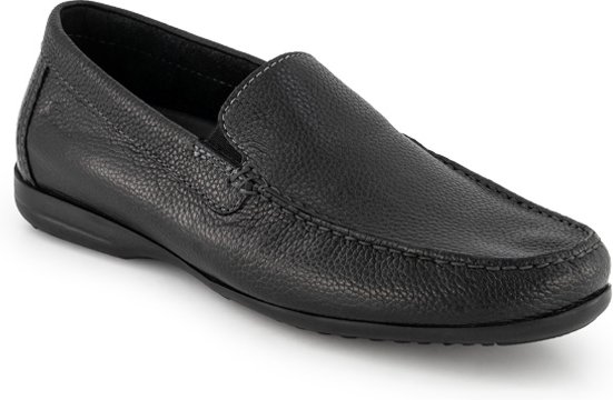 Sioux Herren Mokassins schwarz Glattleder