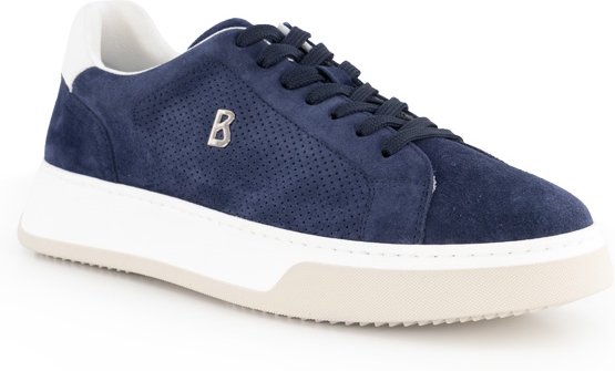 BOGNER Herren Schuhe blau Velours