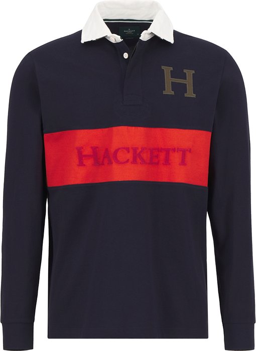 HACKETT Herren Pullover blau unifarben Classic Fit