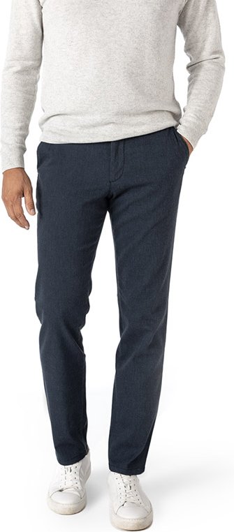 GARDEUR Herren Hose blau meliert