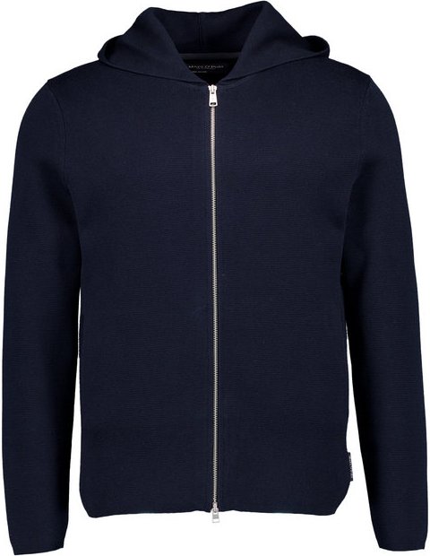 Thumbnail - Marc O'Polo Herren Cardigan blau unifarben