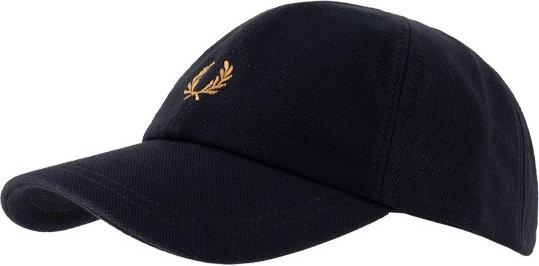 Fred Perry Herren Cap schwarz Baumwolle & Mix