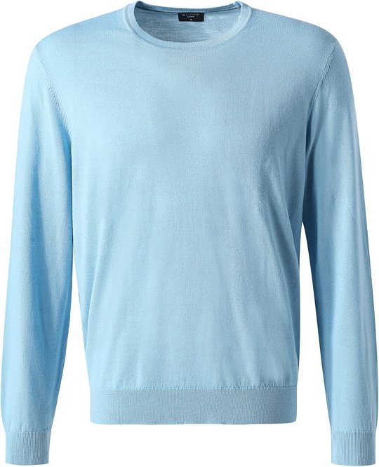 Thumbnail - OLYMP Herren Pullover blau unifarben