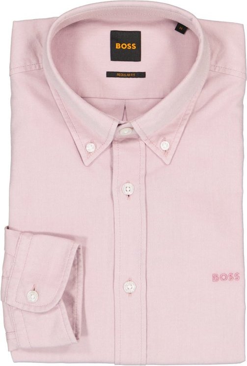 BOSS Orange Herren Hemd rosa