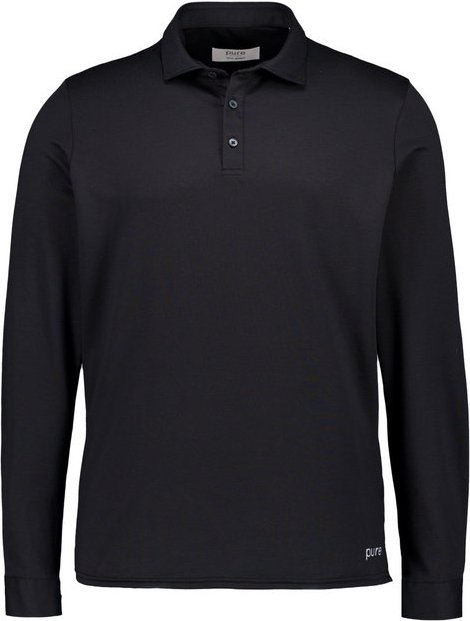PURE Herren Polo-Shirt schwarz