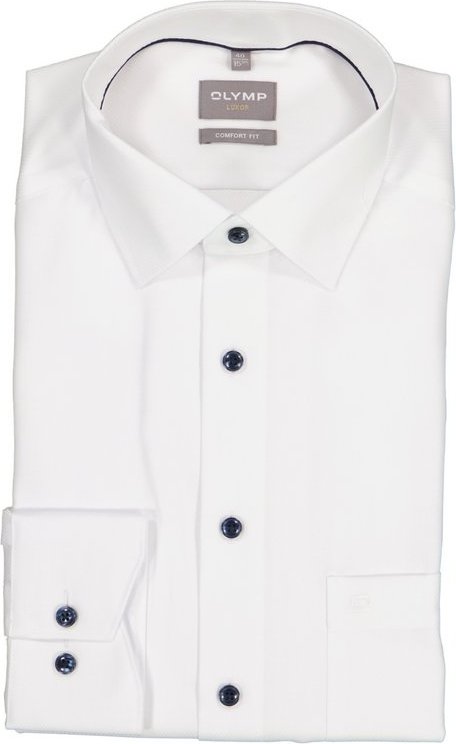 Thumbnail - OLYMP Herren Hemd weiß Comfort Fit