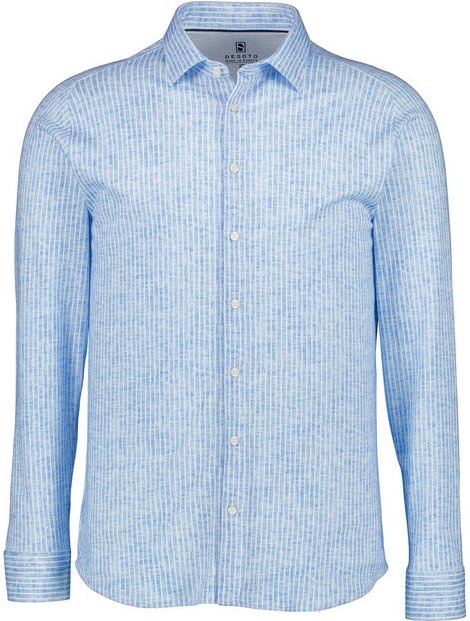 DESOTO Herren Hemd blau gestreift