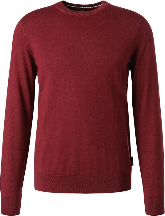 Thumbnail - HECHTER PARIS Herren Pullover rot unifarben
