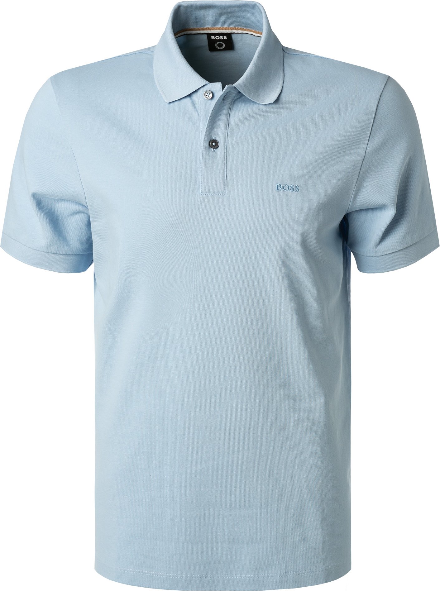 BOSS Black Herren Polo-Shirt blau