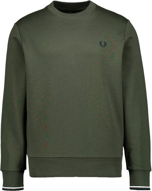 Fred Perry Herren Pullover grün unifarben