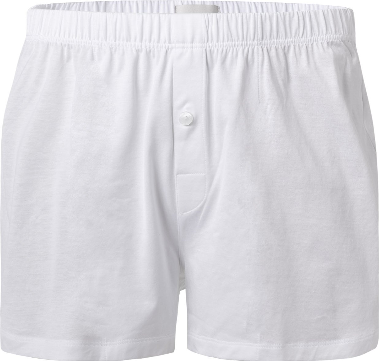 Thumbnail - HANRO Herren Boxershorts weiß Reine Baumwolle unifarben