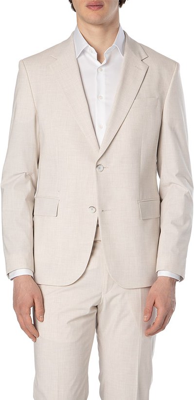 Strellson Herren Sakko beige meliert Slim Fit