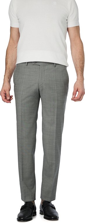 Thumbnail - BALDESSARINI Herren Hose grau meliert Slim Fit