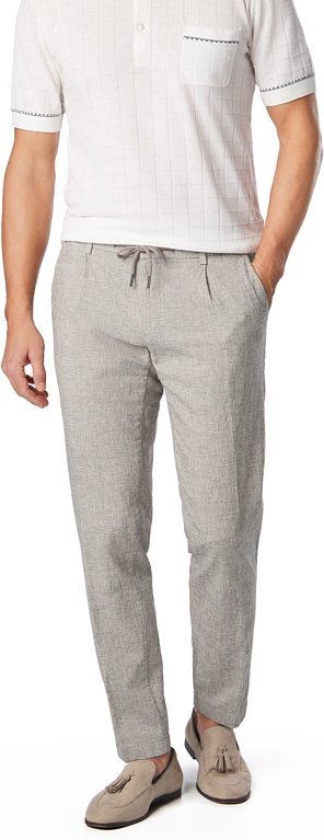 bugatti Herren Hose grau meliert