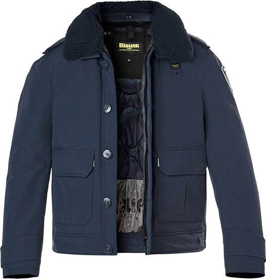 Thumbnail - Blauer. USA Herren Jacke blau unifarben