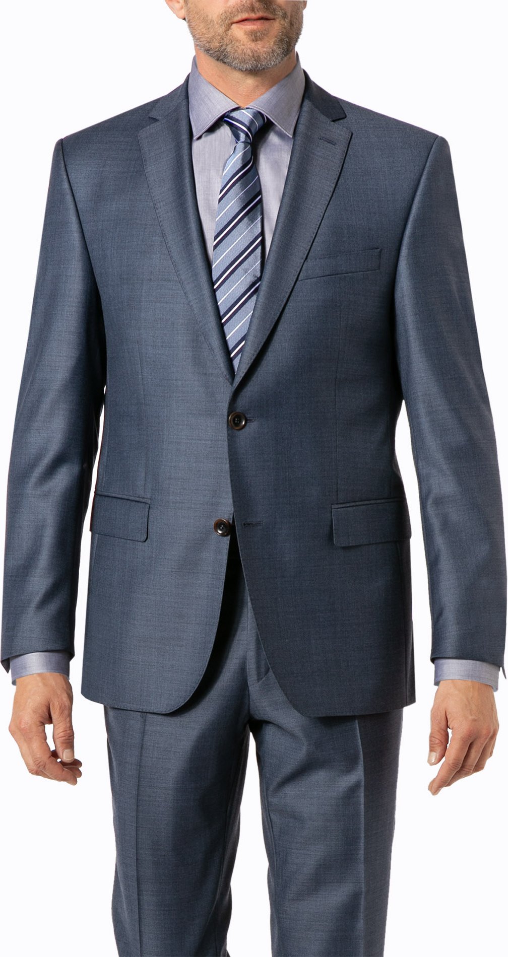 Thumbnail - Carl Gross Herren Sakko blau meliert