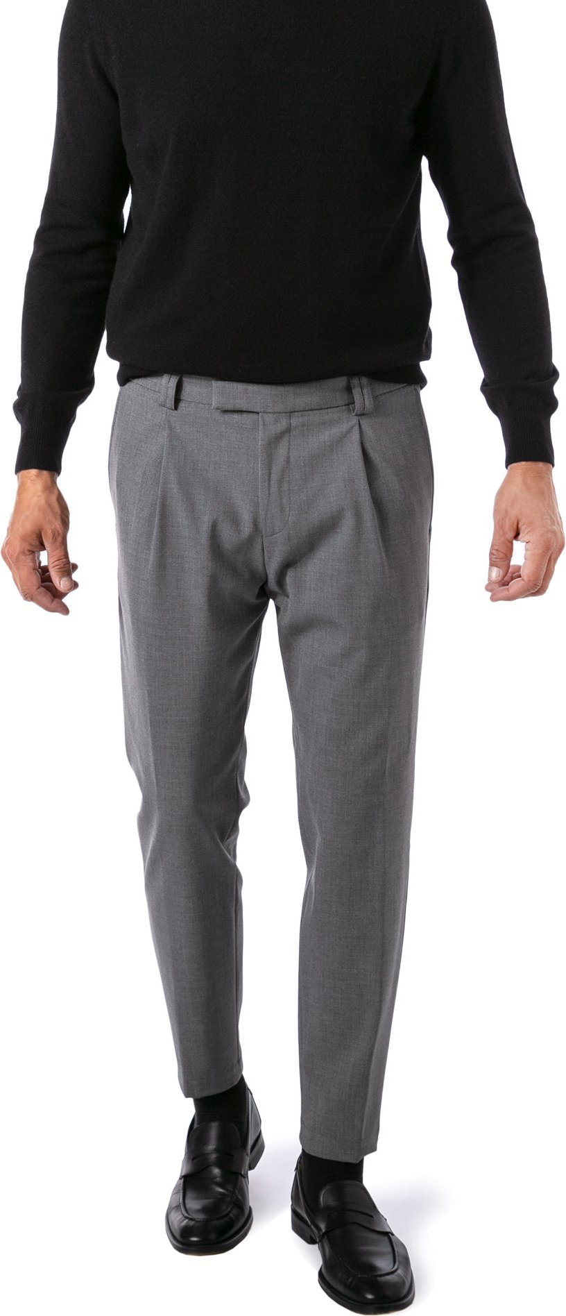 CINQUE Herren Bundfaltenhose grau
