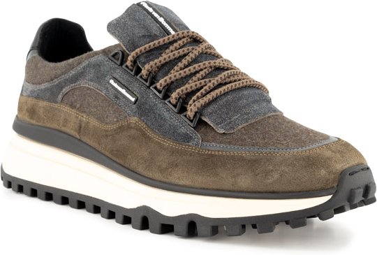 Thumbnail - Floris van Bommel Herren Schuhe grün Velours