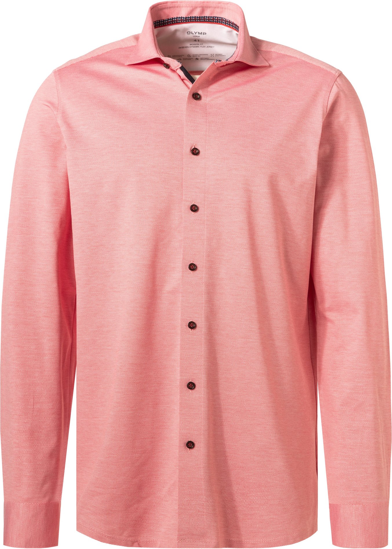 OLYMP Herren Hemd orange,rosa