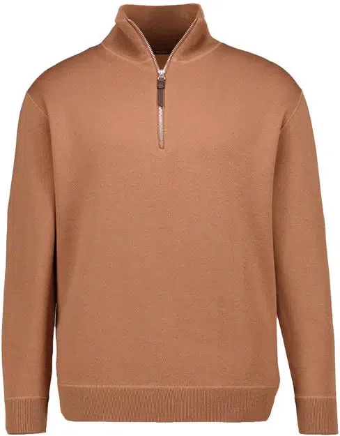 BOGGI MILANO Herren Pullover braun unifarben