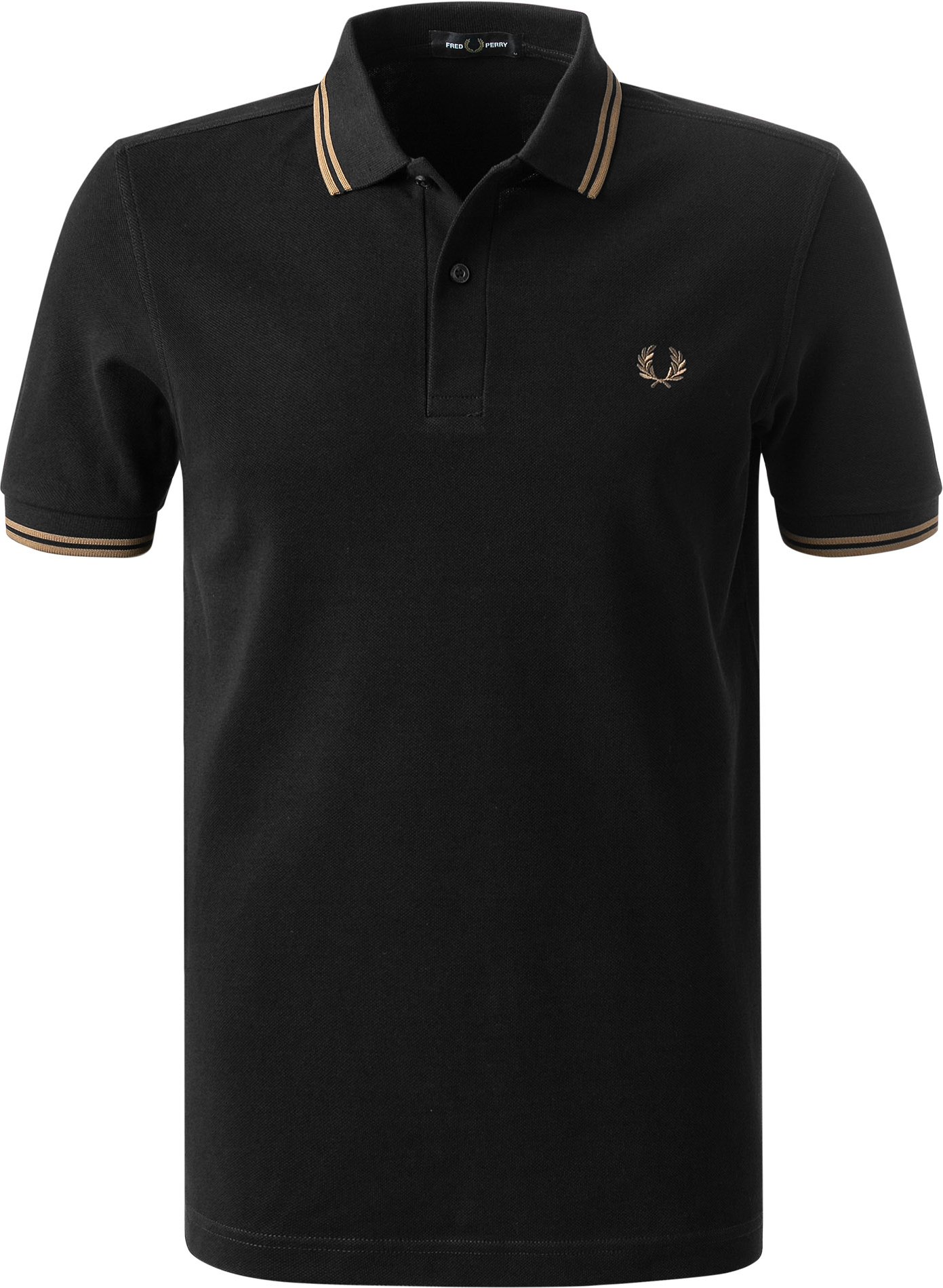Fred Perry Herren Polo-Shirts schwarz