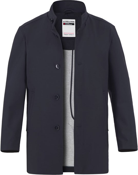 Thumbnail - Strellson Herren Mantel blau unifarben