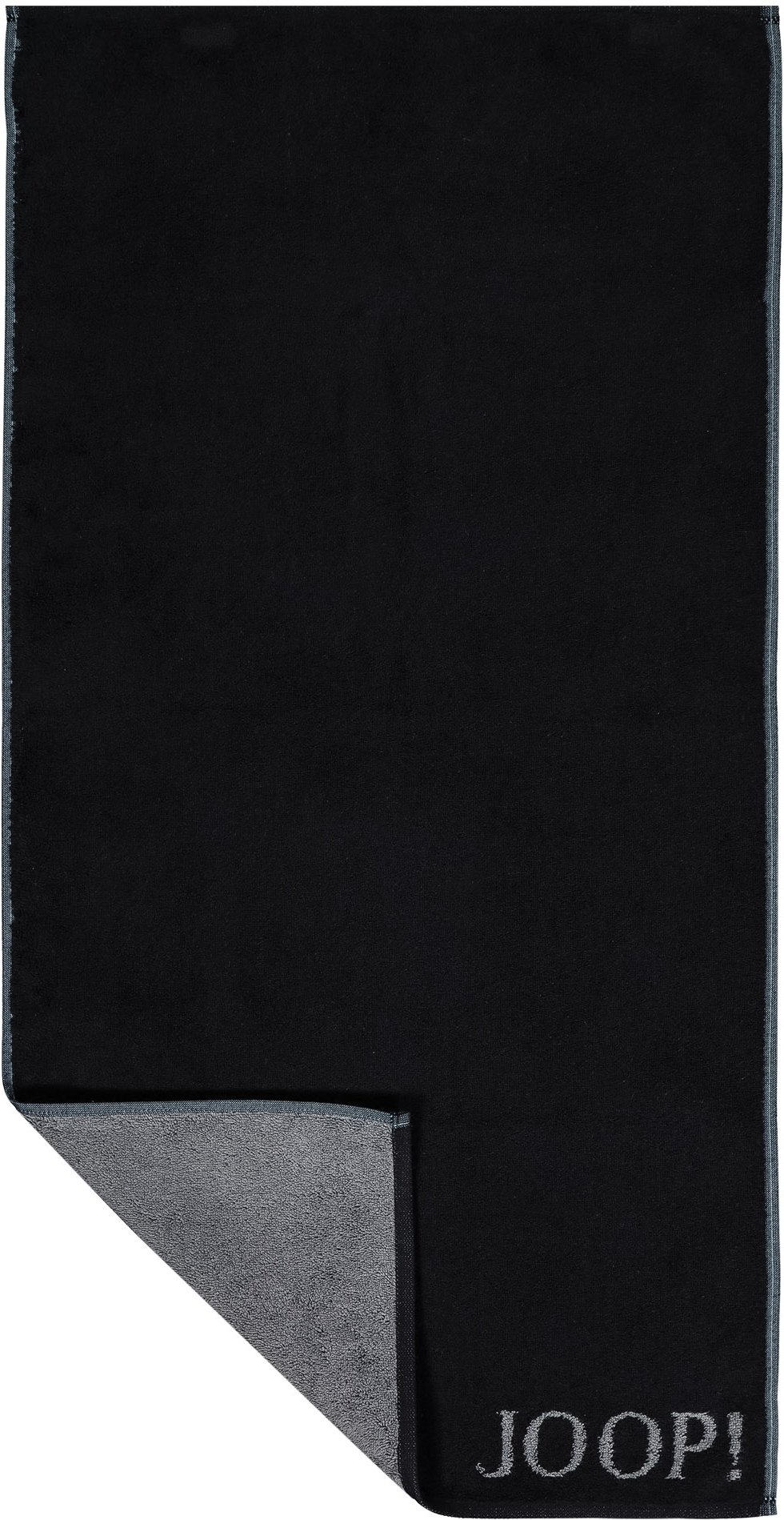 JOOP! Herren Handtuch schwarz Baumwolle & Mix unifarben