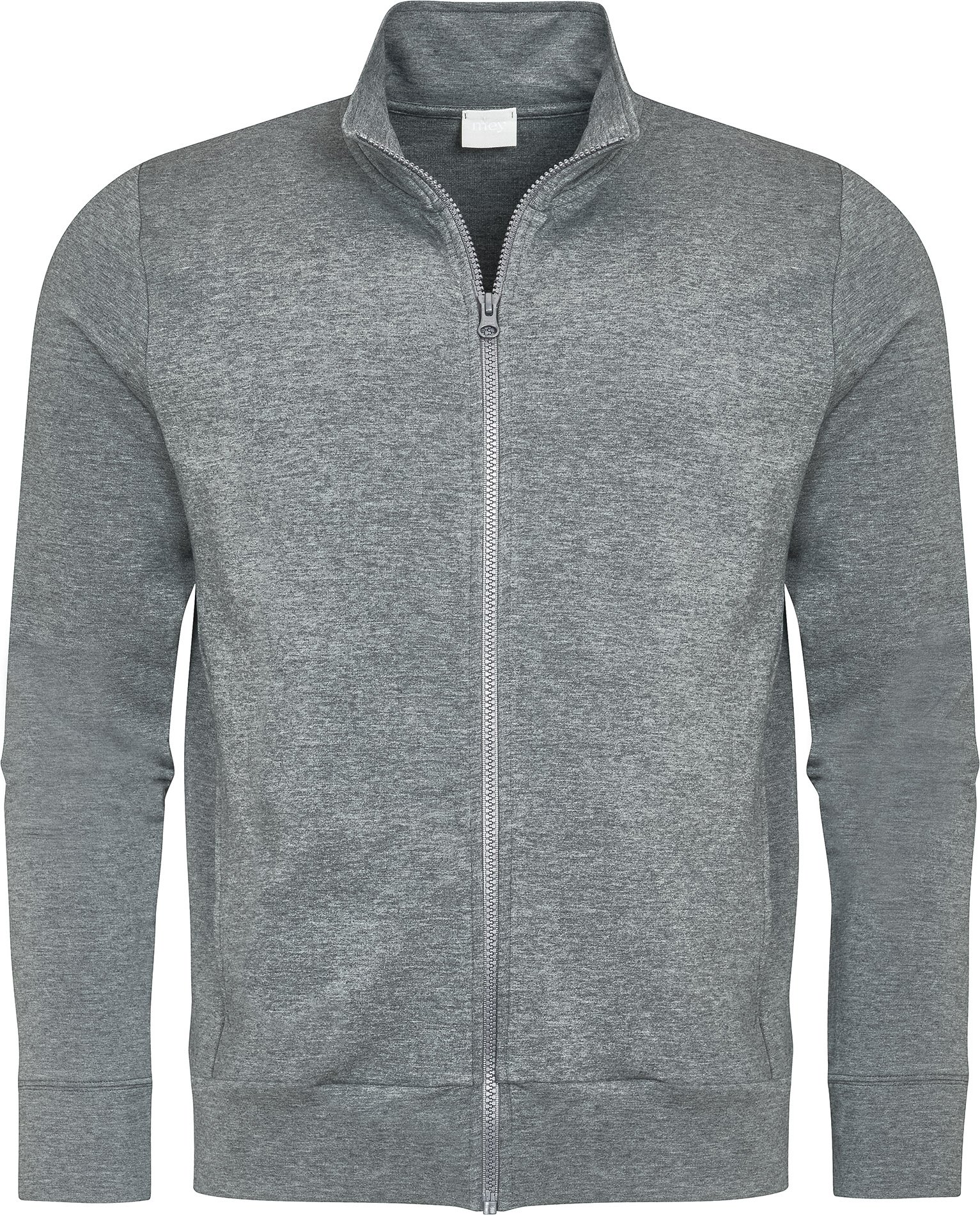 Thumbnail - Mey Herren Sweatjacke grau Baumwolle & Mix unifarben