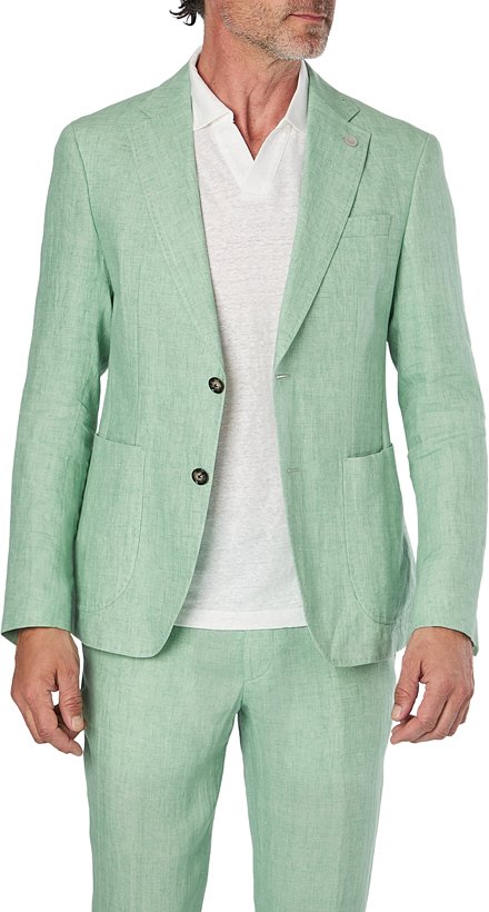 JOOP! Herren Sakko grün meliert Slim Fit