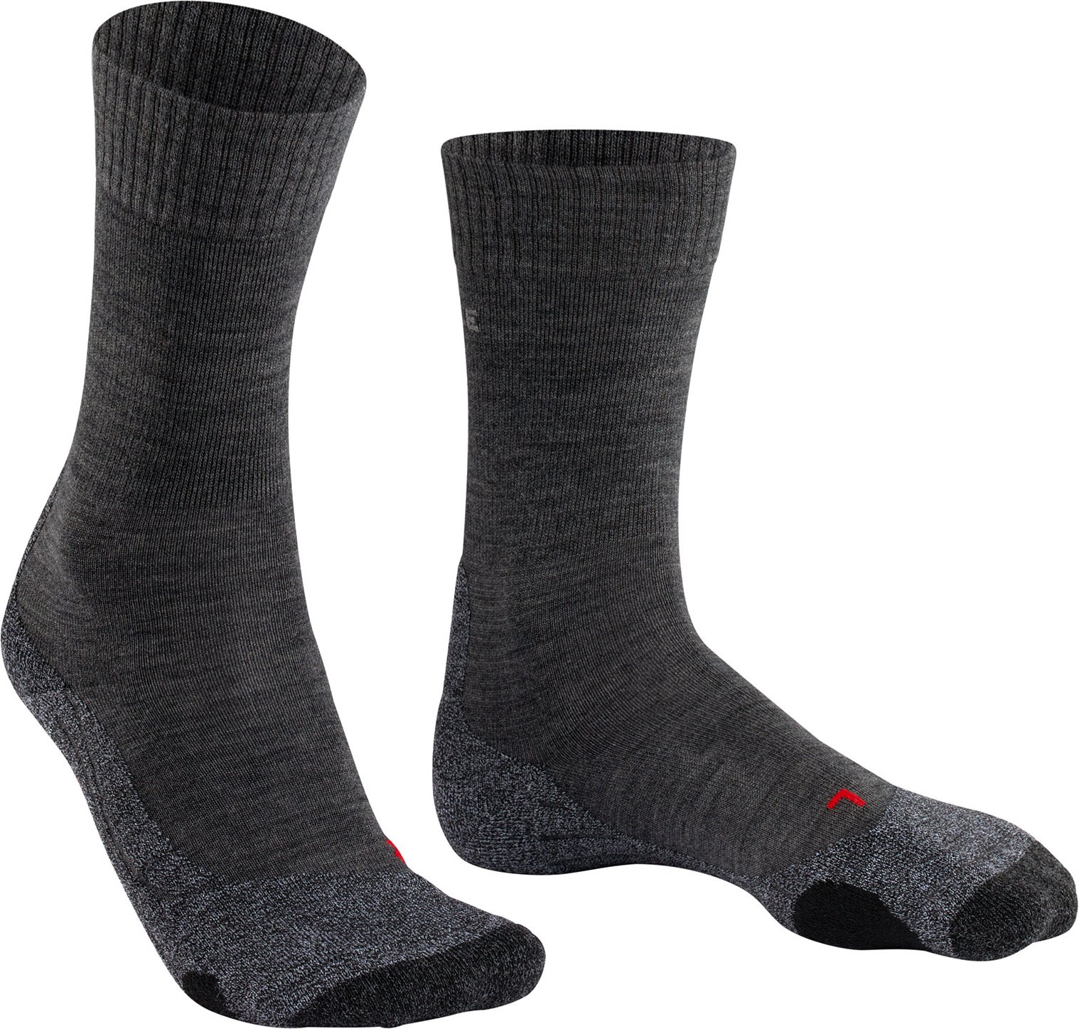 Falke Herren Socken grau Merinowolle unifarben
