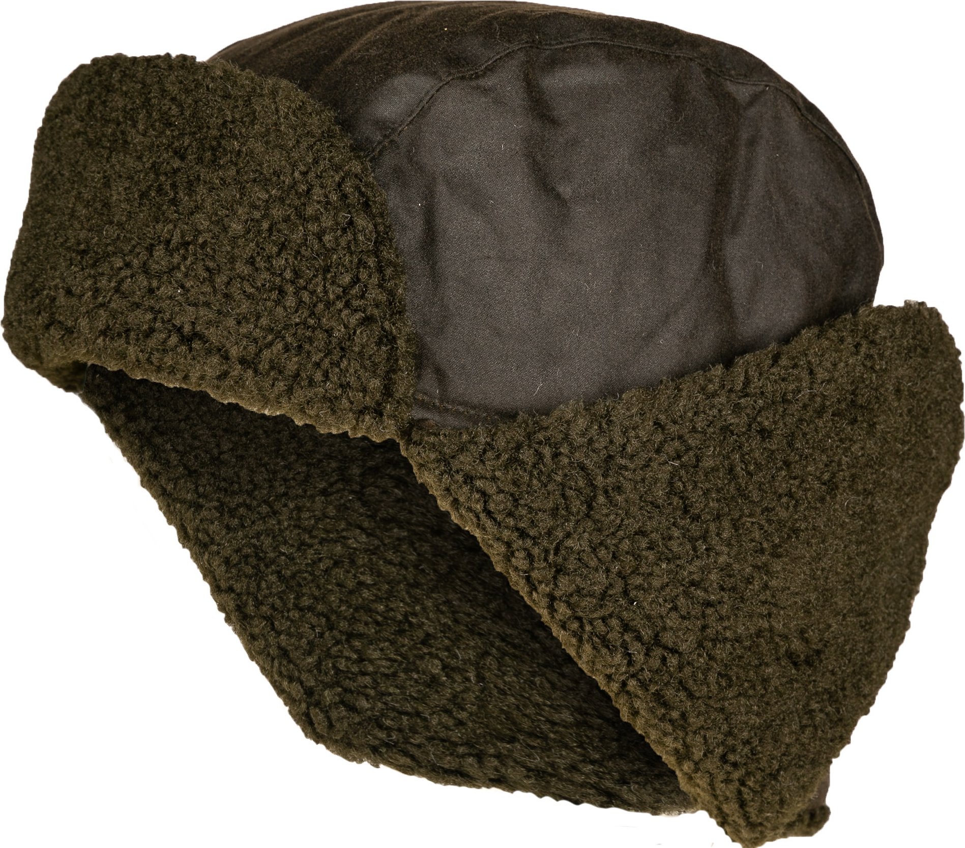 Barbour Herren Mütze grün Baumwolle gewachst