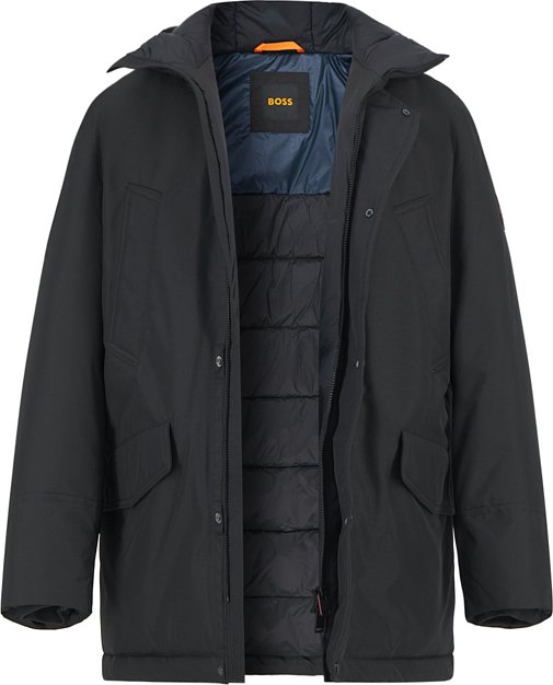 BOSS Orange Herren Jacken schwarz unifarben