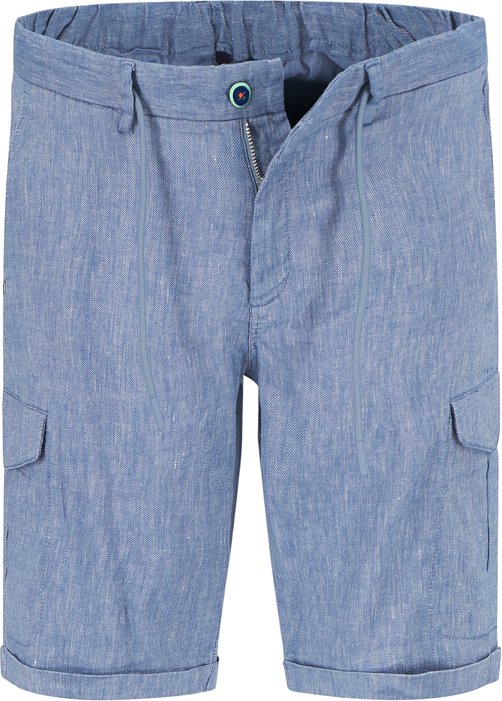 Thumbnail - N.Z.A. Herren Cargoshorts blau meliert
