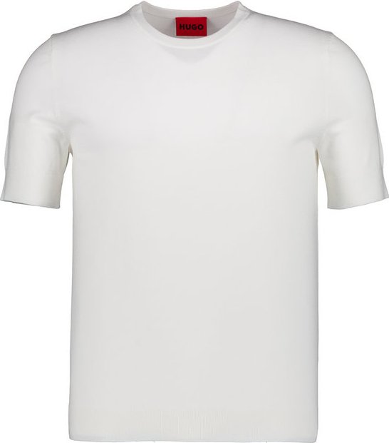 HUGO Herren T-Shirts weiß unifarben