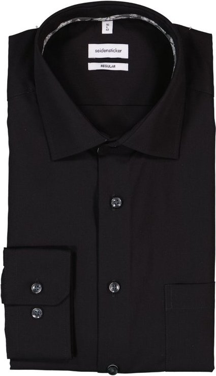 Seidensticker Herren Hemd schwarz