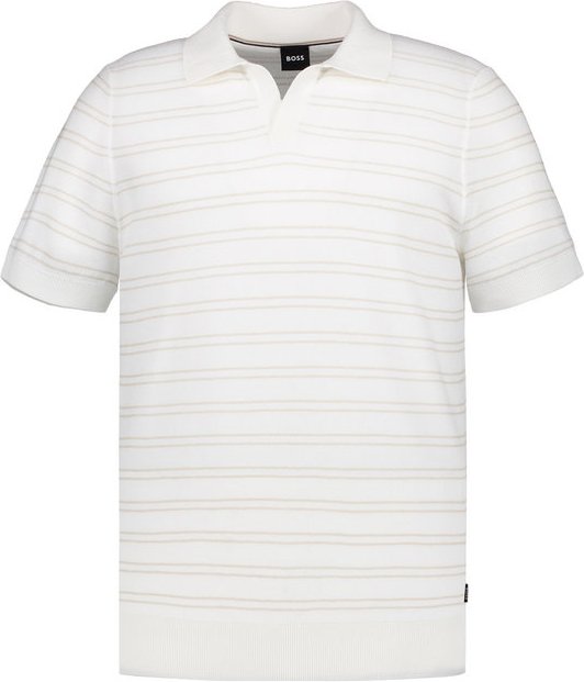 BOSS Black Herren Polo-Shirt weiß